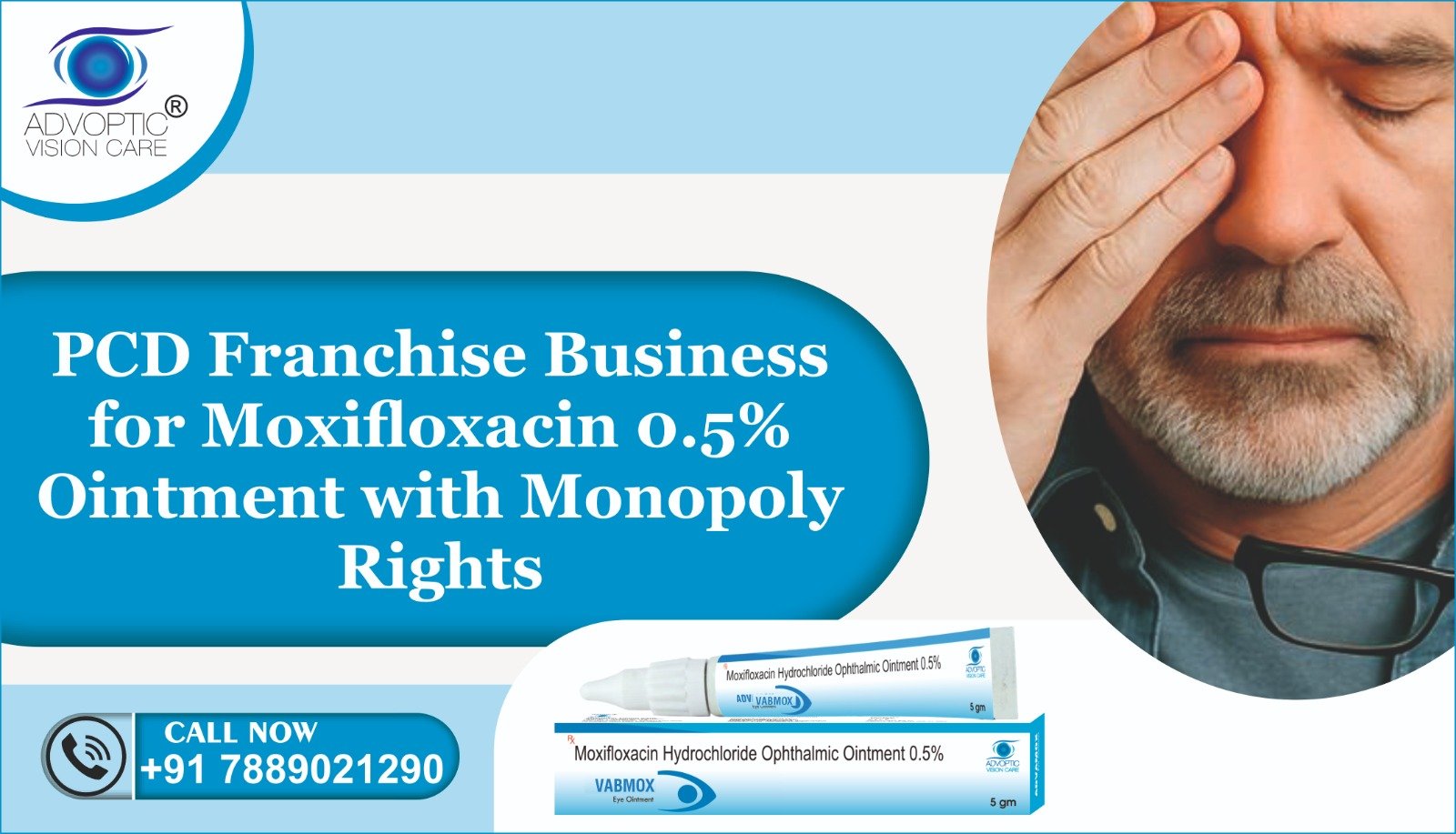 VABMOX OINT - MOXIFLOXACIN 0.5% OINTMENT