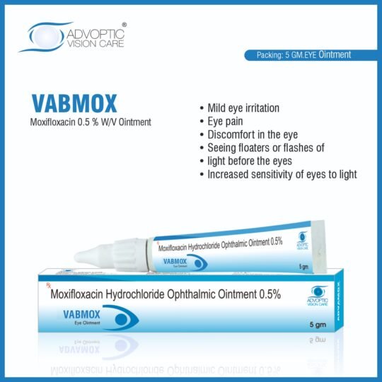VABMOX OINT - MOXIFLOXACIN 0.5% OINTMENT