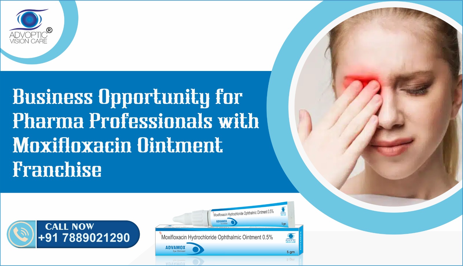Business Opportunity for Pharma Professionals with Moxifloxacin Ointment Franchise