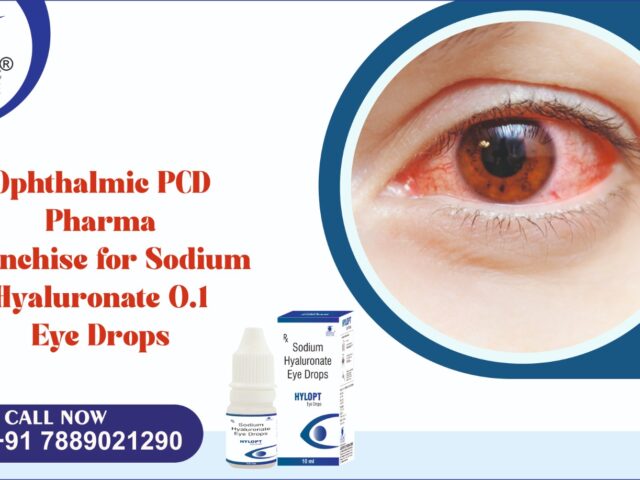 Ophthalmic PCD Pharma Franchise for Sodium Hyaluronate 0.1 Eye Drops